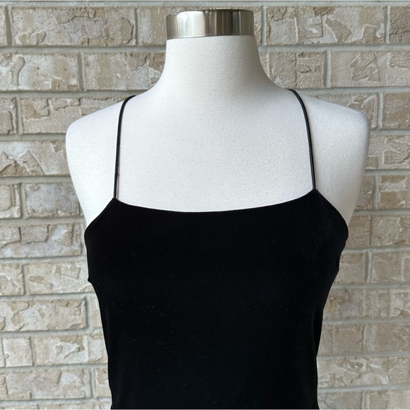 Aqua Long Velvet Dress Size M 🌸 - Picture 4 of 8